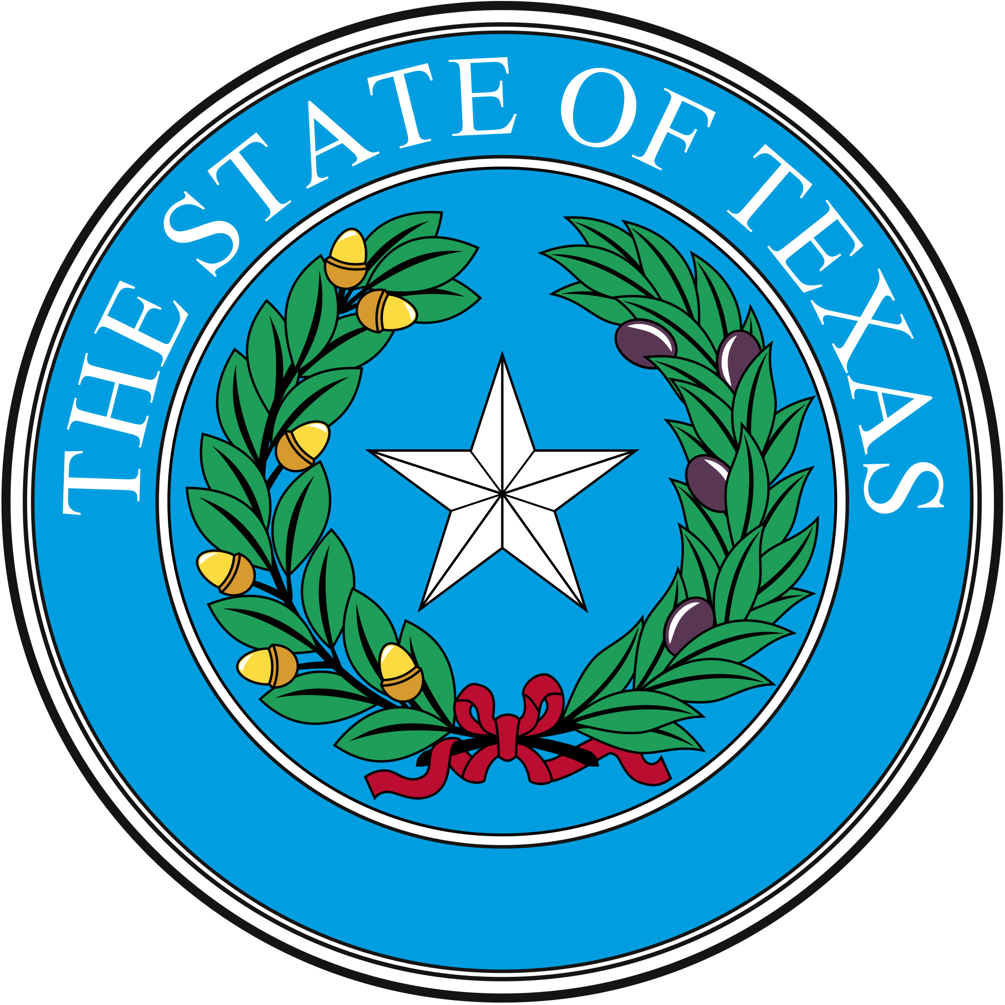 Seal Of Texas State - State Seal Of Texas (2000x2000)