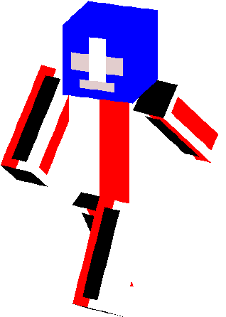 Texas Flag Skin - Minecraft (317x453)