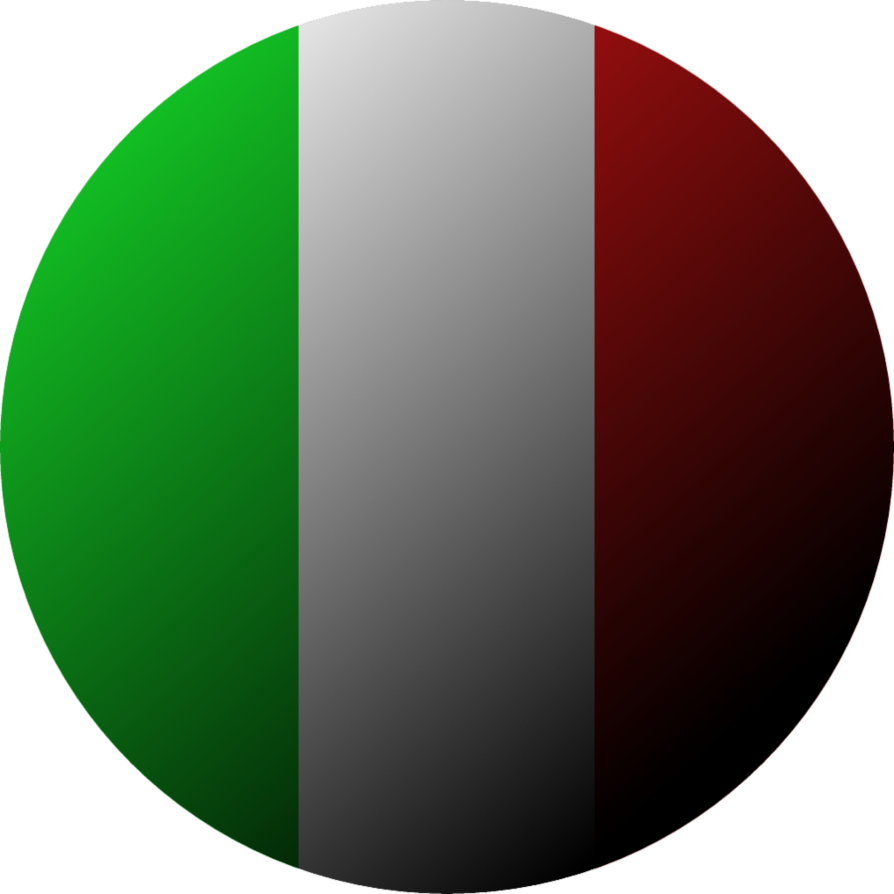 Italian Flag By Martin045k - Circle (894x894)