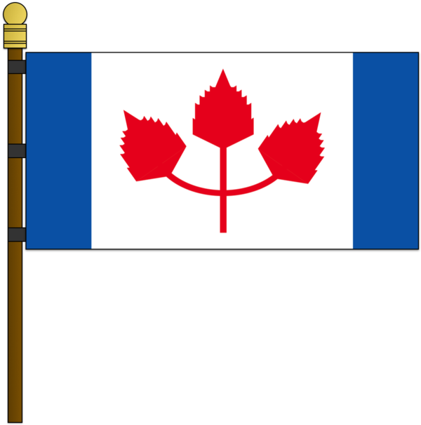 Madgerman123 44 15 Canadian Style Russian Flag By Kristberinn - Russian Canada Flag (600x605)