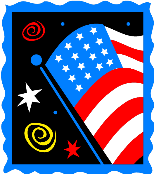 Square Website Flag - My First 4th Of July Bib (527x593)