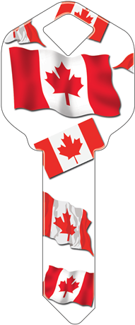 Happy Keys- Canadian Flag Key - Canada Flag (240x500)