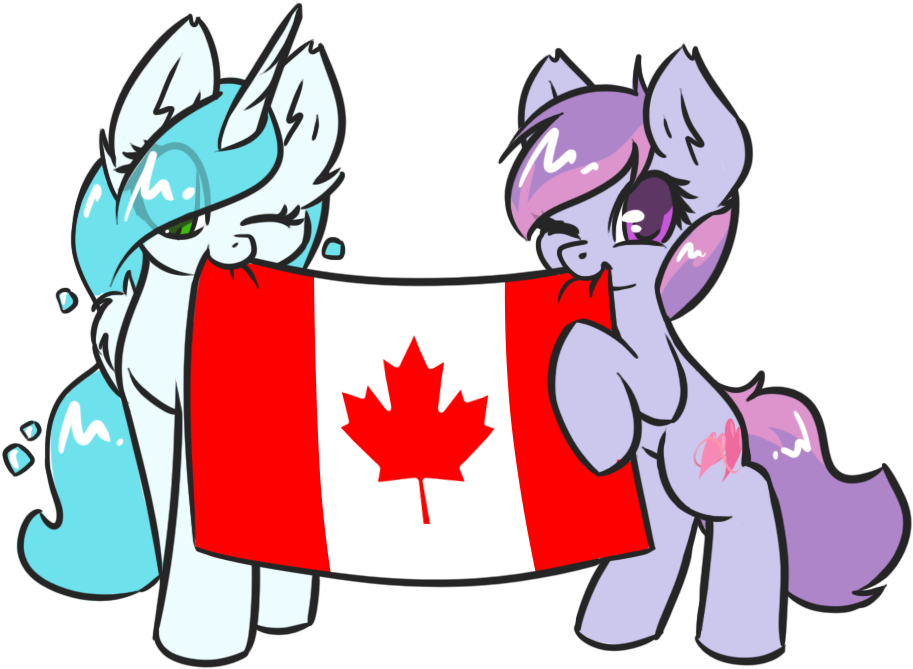 Alicorn, Alicorn Oc, Artist - Canada Flag (943x678)