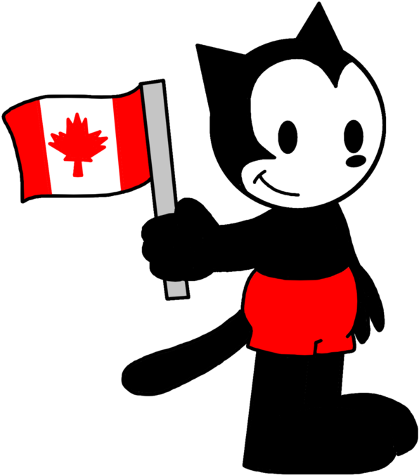 Homer With Flag Of Canada By Marcospower1996 - Homer With Flag Of Canada By Marcospower1996 (894x894)