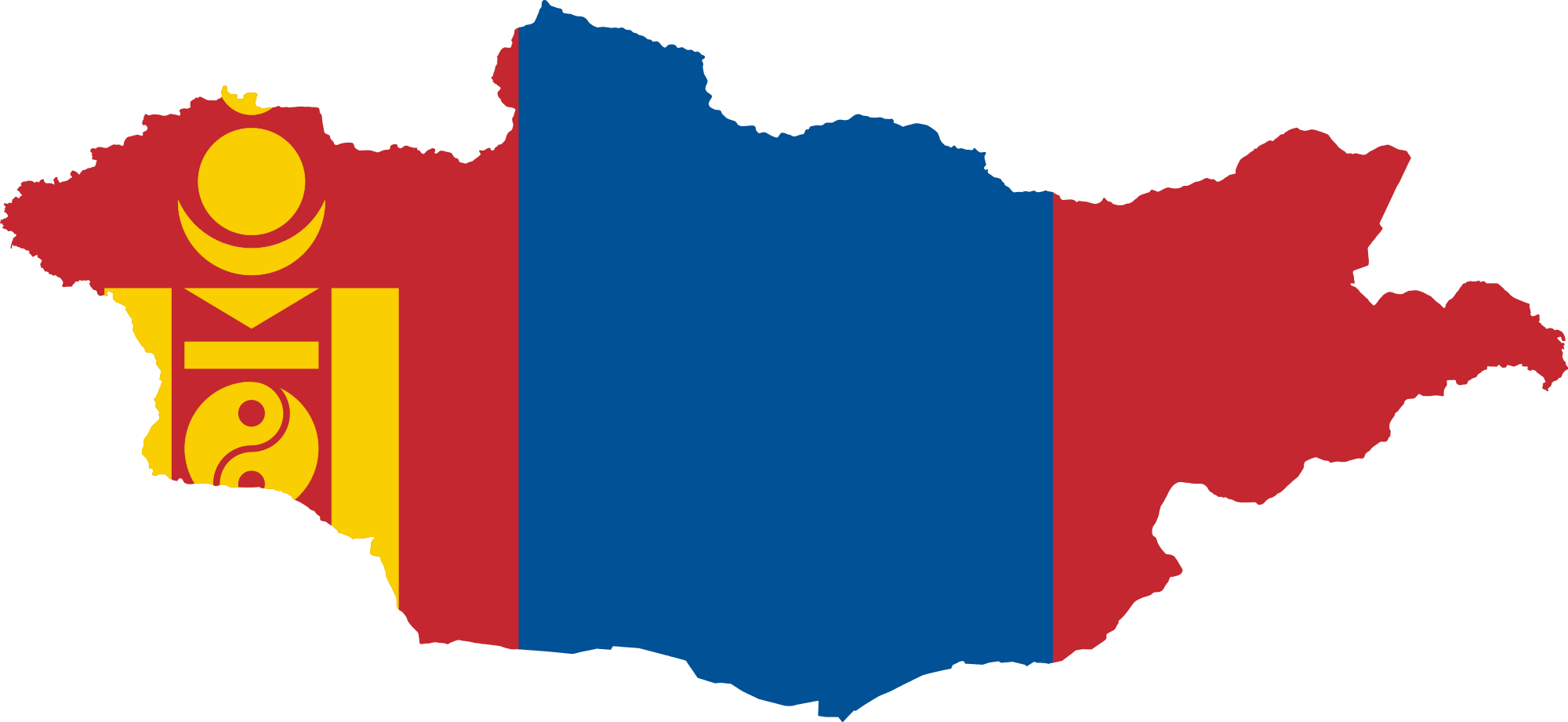 Open - Mongolia Flag Map (2000x921)