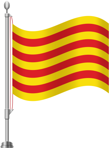 Catalonia Flag Png Clip Art - Greece Flag Png (384x500)