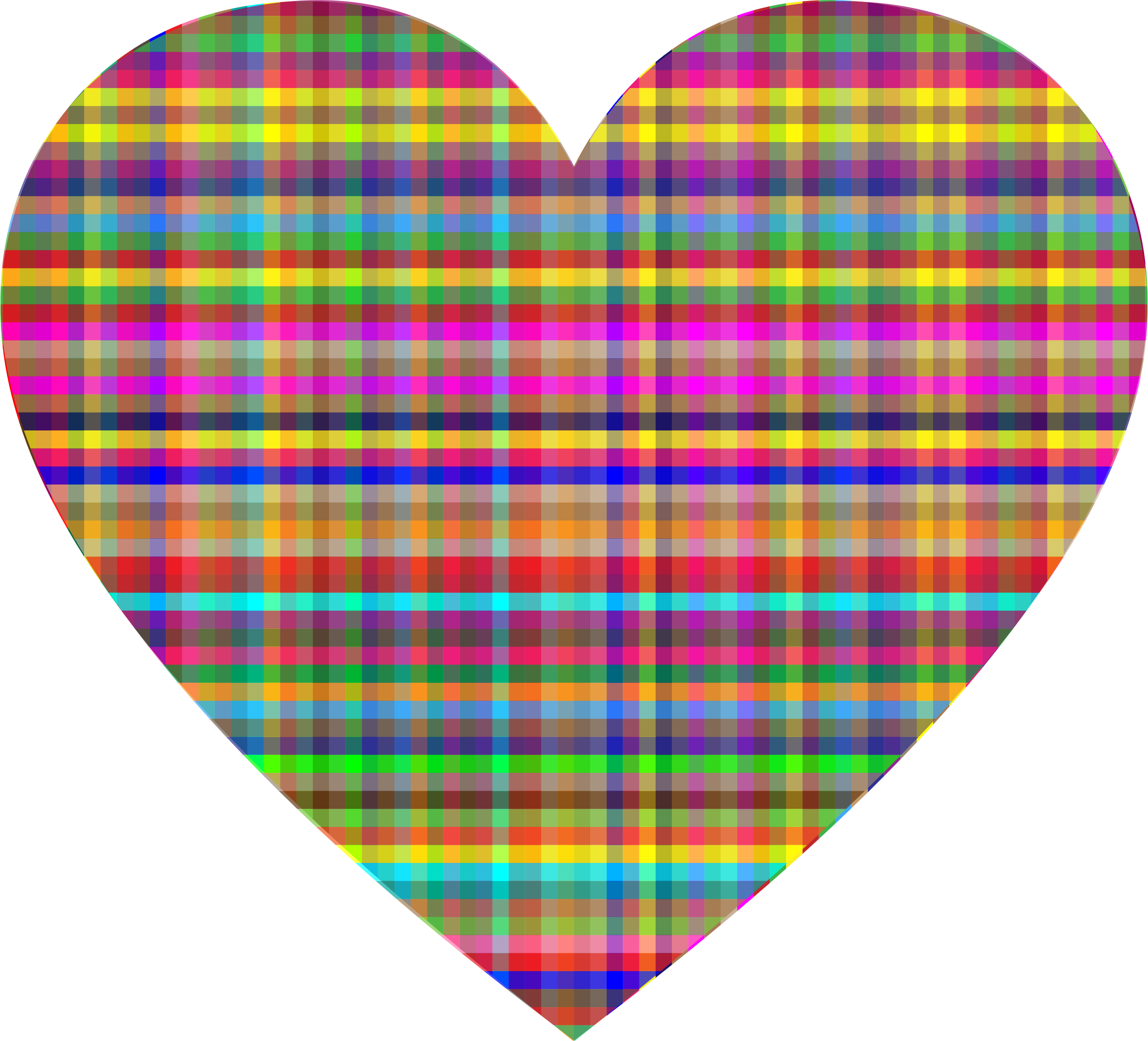 Checkered Heart - Checkered Heart (2334x2116)