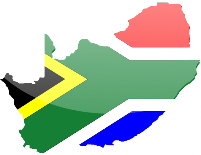 South African Flag Vector - Poverty In South Africa (647x500)