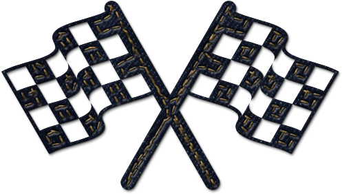 Vector Png Racing Flag Free Download Image - Car Race Flag Png (600x600)