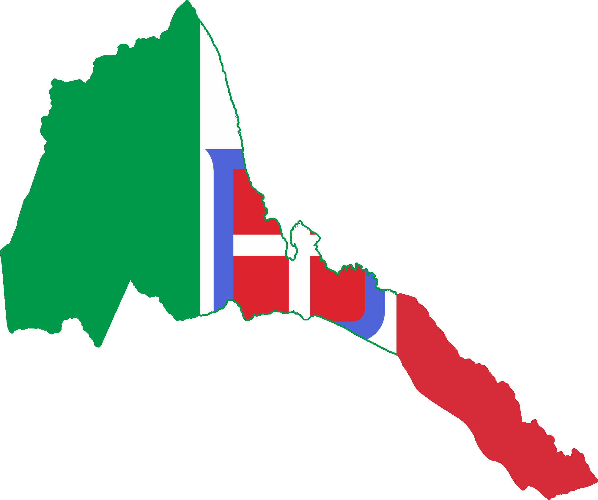 Flag Map Of Italian Eritrea - Europe Flags Map 1936 (2012x1682)