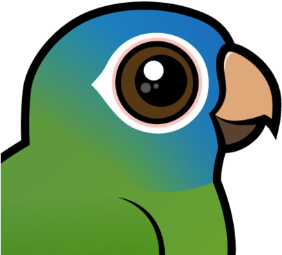 About The Blue-crowned Conure - Golden Capped Conure Cartoon (440x440)