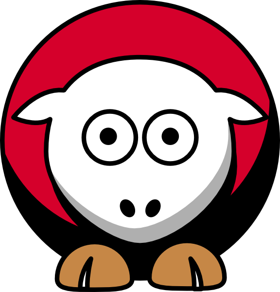 Sheep - Maryland Terrapins - Team Colors - College - College Football (576x600)