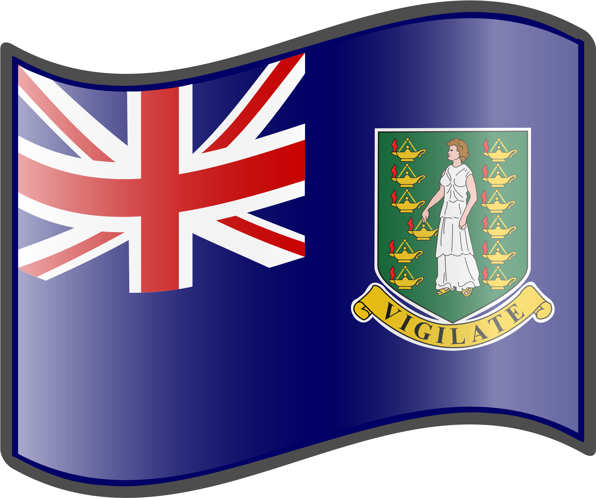 Flag Of The British Virgin Islands - British Virgin Islands World Country National Flags (2000x2000)