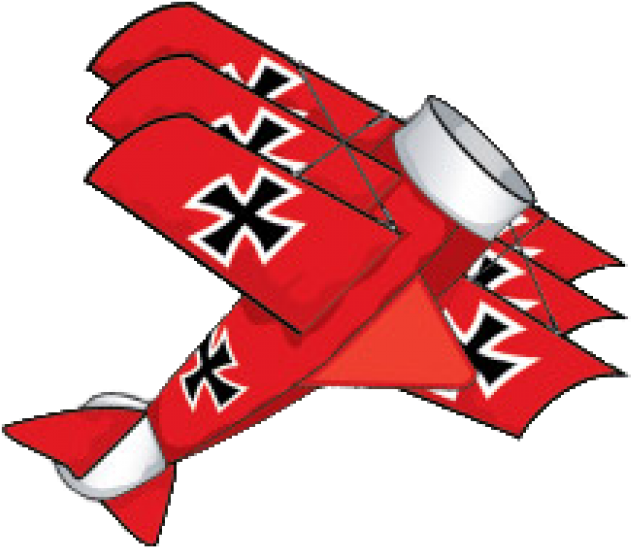 Red Baron 3-d Nylon Kite From Brainstorm - German Tank Museum (728x728)