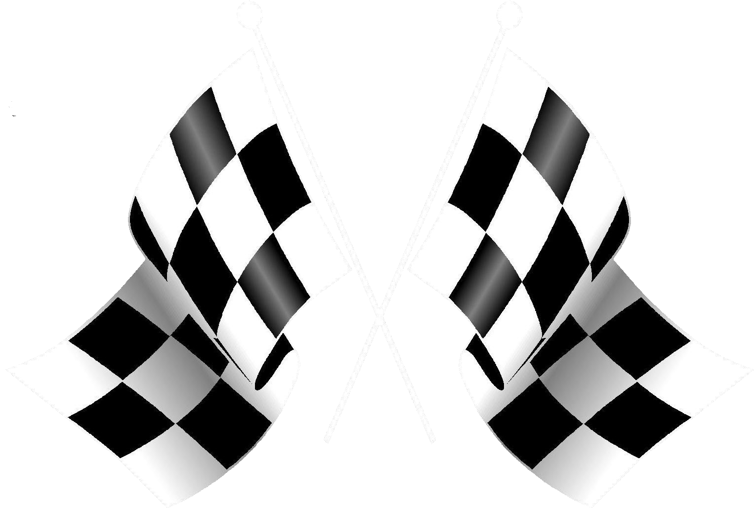 Checked Flag - Mario Kart Race Flag (1580x1092)