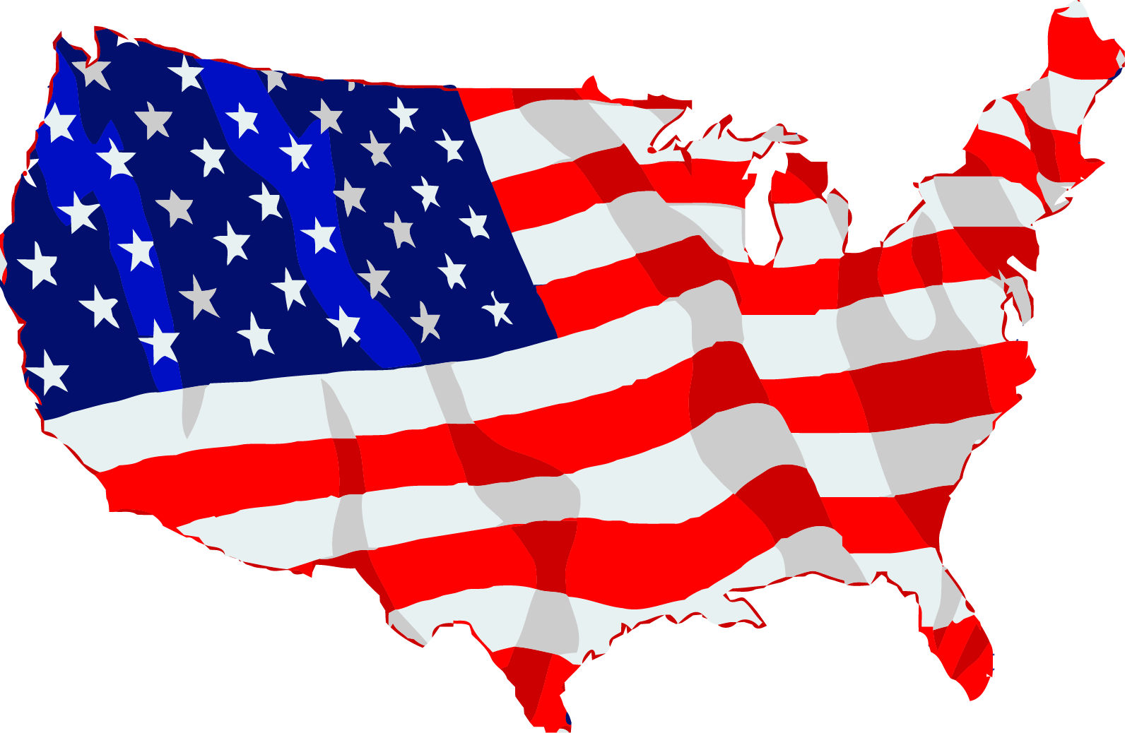 Flag Of The United States State Flag Clip Art - Flag Of The United States State Flag Clip Art (1592x1038)