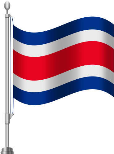 Costa Rica Flag Png Clip Art In Category Flags Png - Bandera De Costa Rica (384x500)