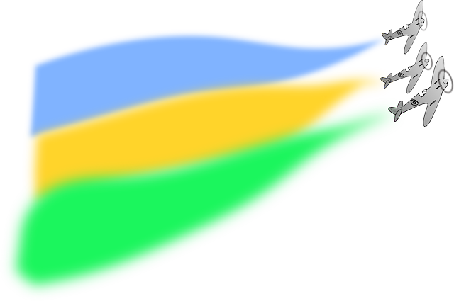 Airplanes Flag, India, Planes, Flying, Airplanes - Indian Flag Flying Png (640x425)