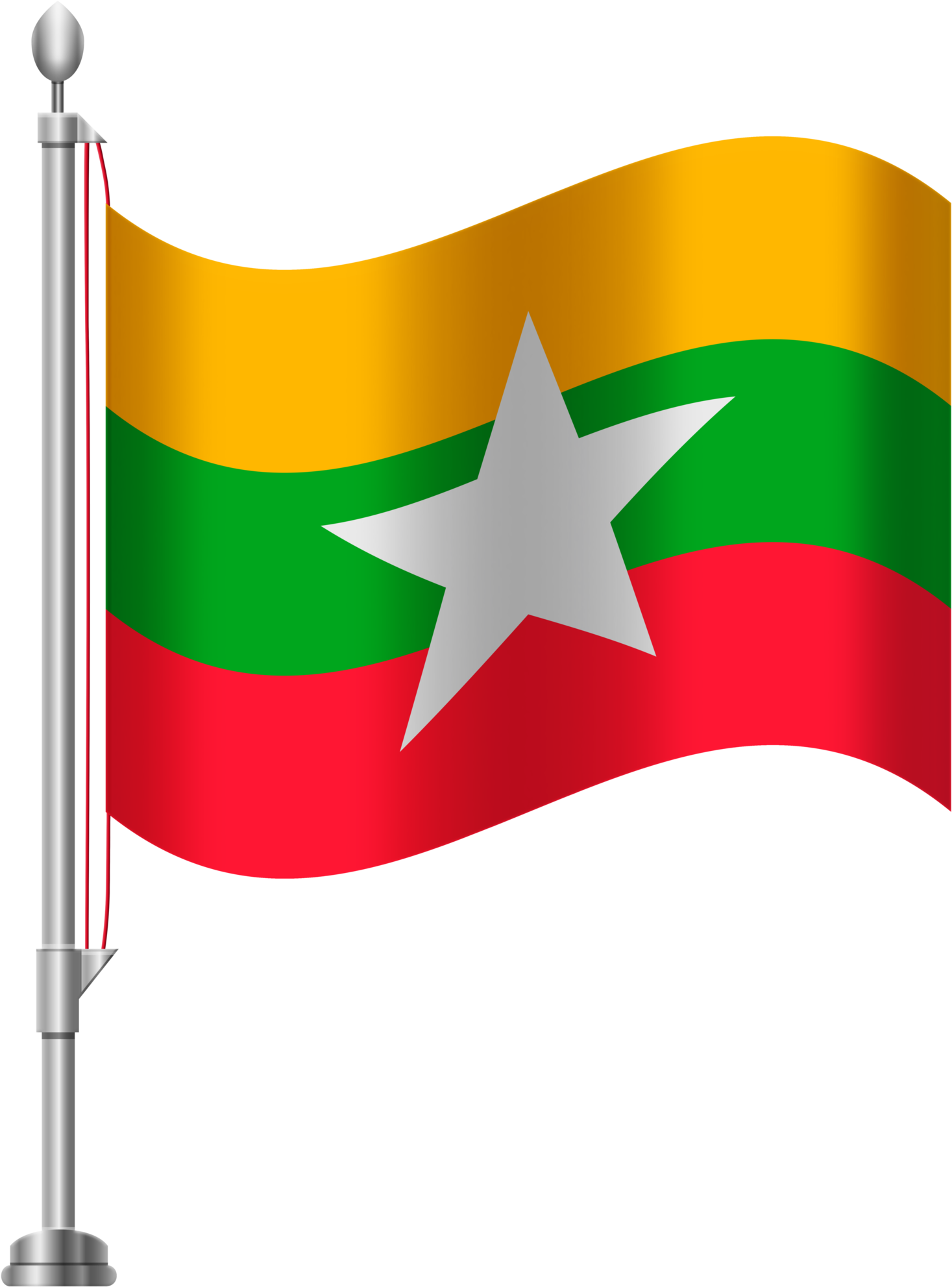 Myanmar Flag Png (6141x8000)