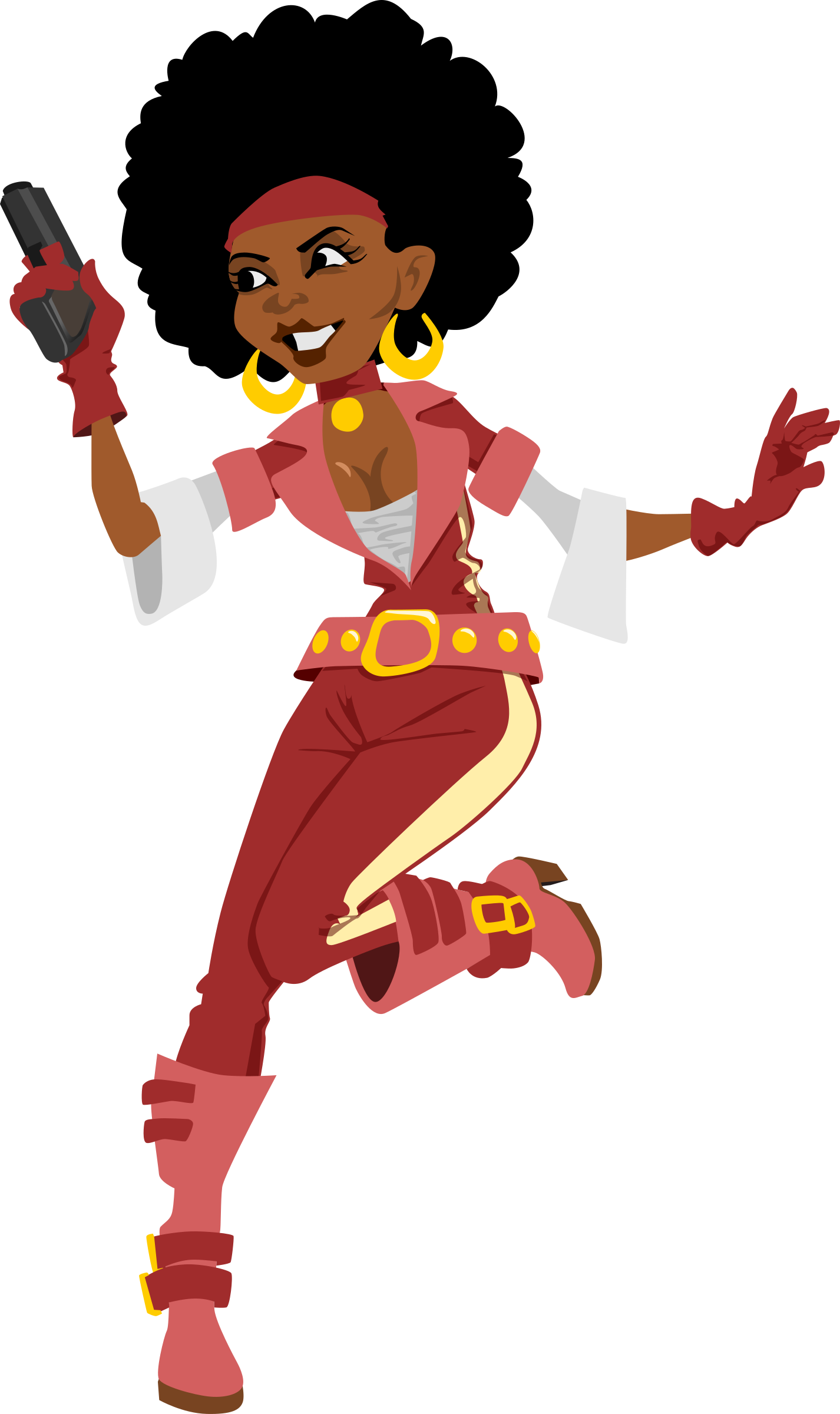 Dance African American Woman Clip Art - Dance African American Woman Clip Art (1426x2400)