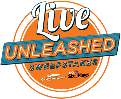 Let Greyhound Send You To Six Flags® - Circle (400x327)