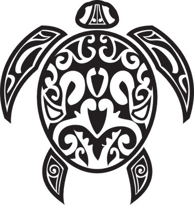 Pictures And Meanings Of Native American Indian Symbols - Hawaiian Turtle Clip Art (379x401)