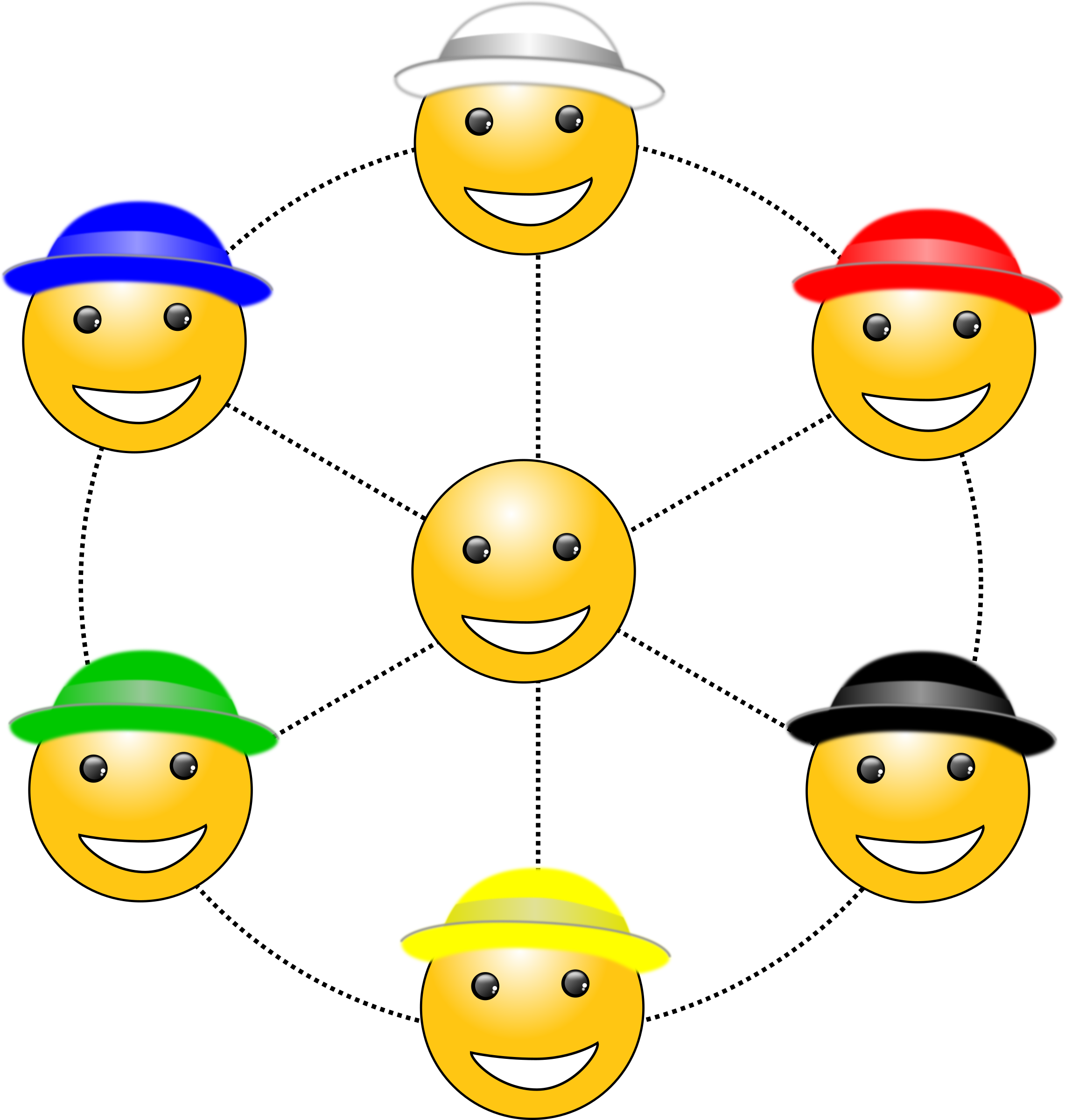 Six Hats To Thinking V3 - Six Thinking Hats (2282x2400)