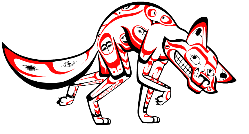 Coyote The Trickster Styled In The Tlingit Native American - Native Americans In The United States (920x520)
