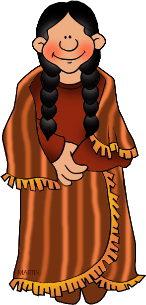Nez Perce Woman - Hopis Tribe Clip Art (329x648)