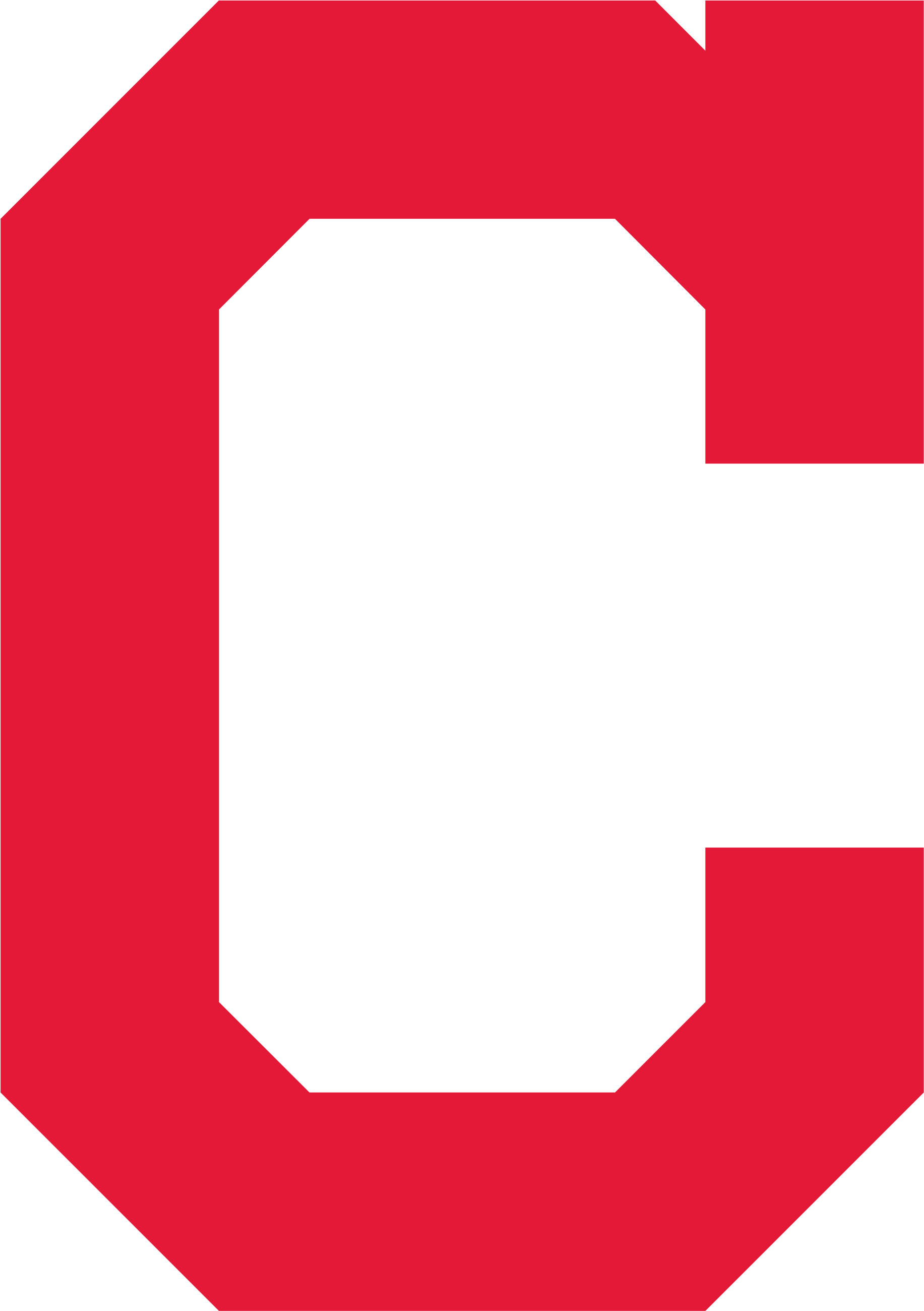 Cleveland Indians C Logo Transparent - Cleveland Indians Logo 2016 (2400x3000)