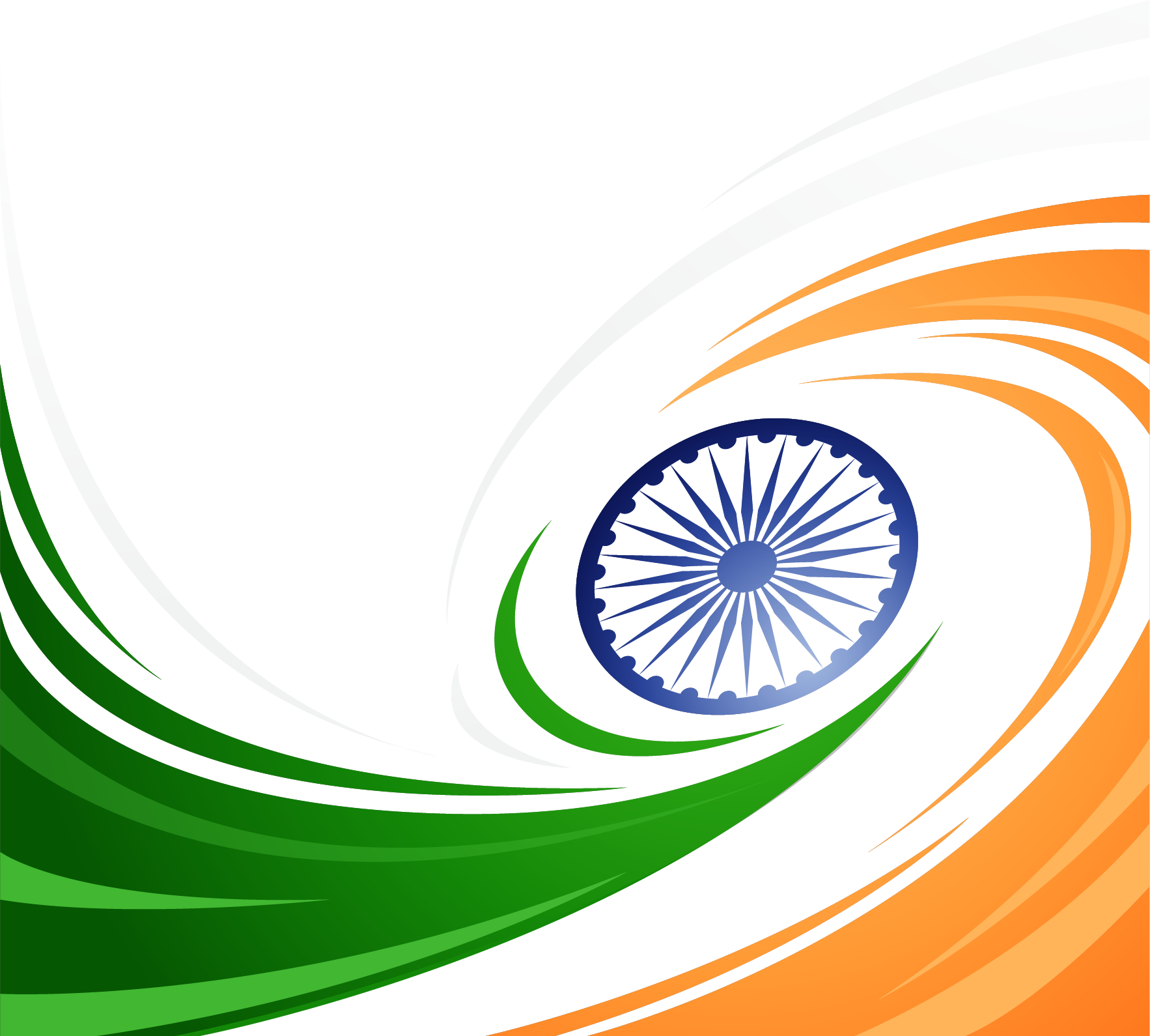 Indian Flag Clipart Png Image 03 - Republic Day Of India (1766x1590)
