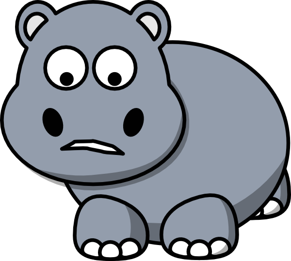 Cartoon Hippo (600x539)