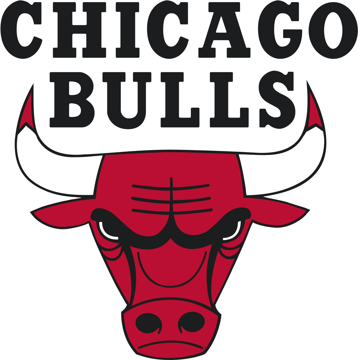 Red Bull Clipart Chicago Bulls - Chicago Bulls Logo Png (1200x1207)