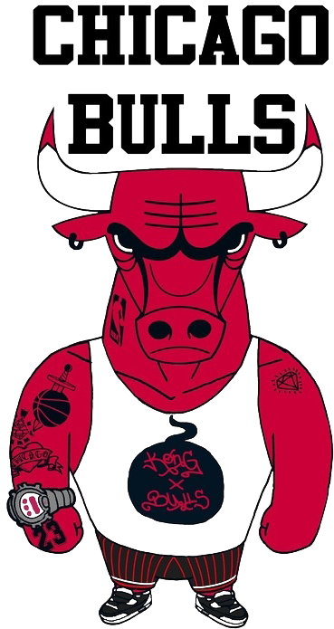 Bull Clipart Bhagat Singh - De Chicago Bulls Logo (500x707)