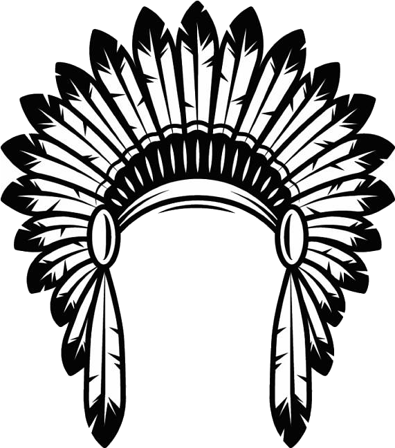 American Indians - Indian Chief Skull (659x768)