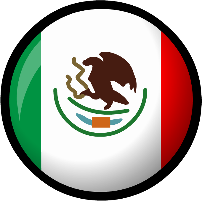 Mexico Flag - Club Penguin Flag (682x677)