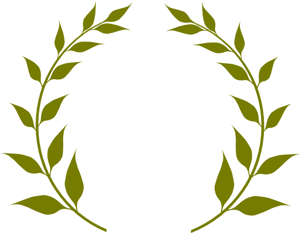 Branch Clipart Wreath - San Josef National High School (600x466)