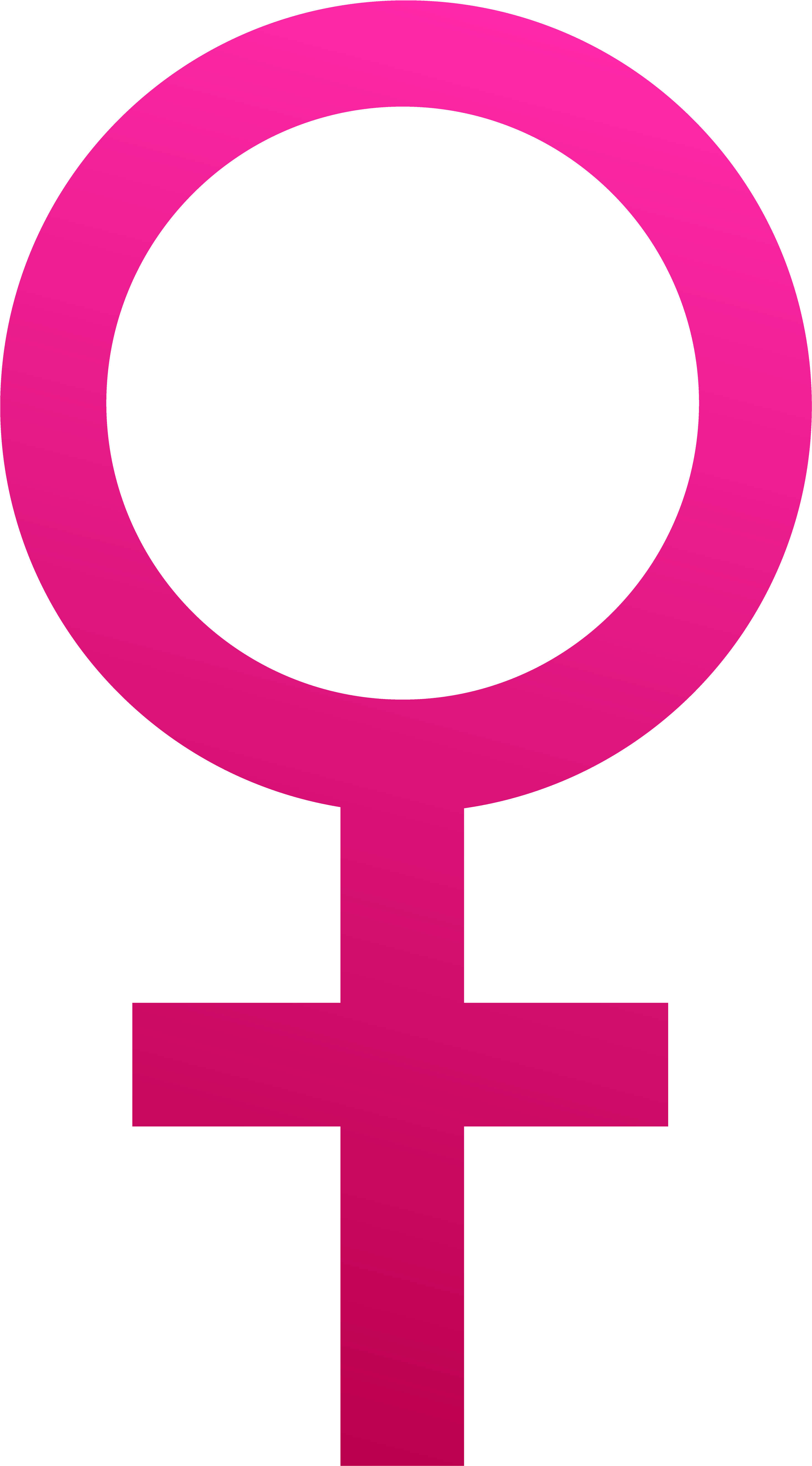 Female Symbol 2 Clip Art At Clker Woman Symbol - More Women Or Men In The World (3230x5625)