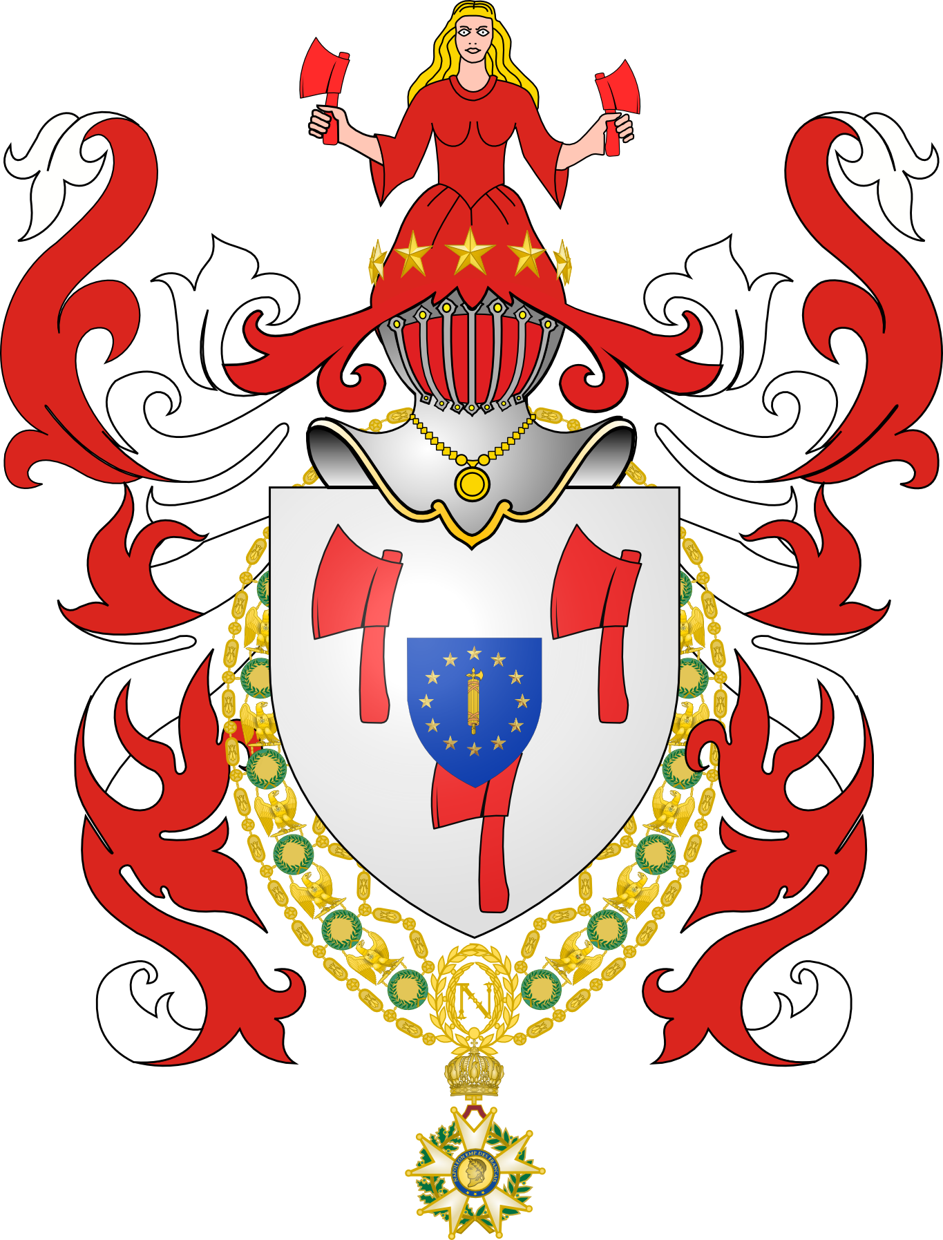 Eu Prime Minister Von Stetten's Coa By Firelord-zuko - Coat Of Arms Of Prime Ministers (1365x1795)