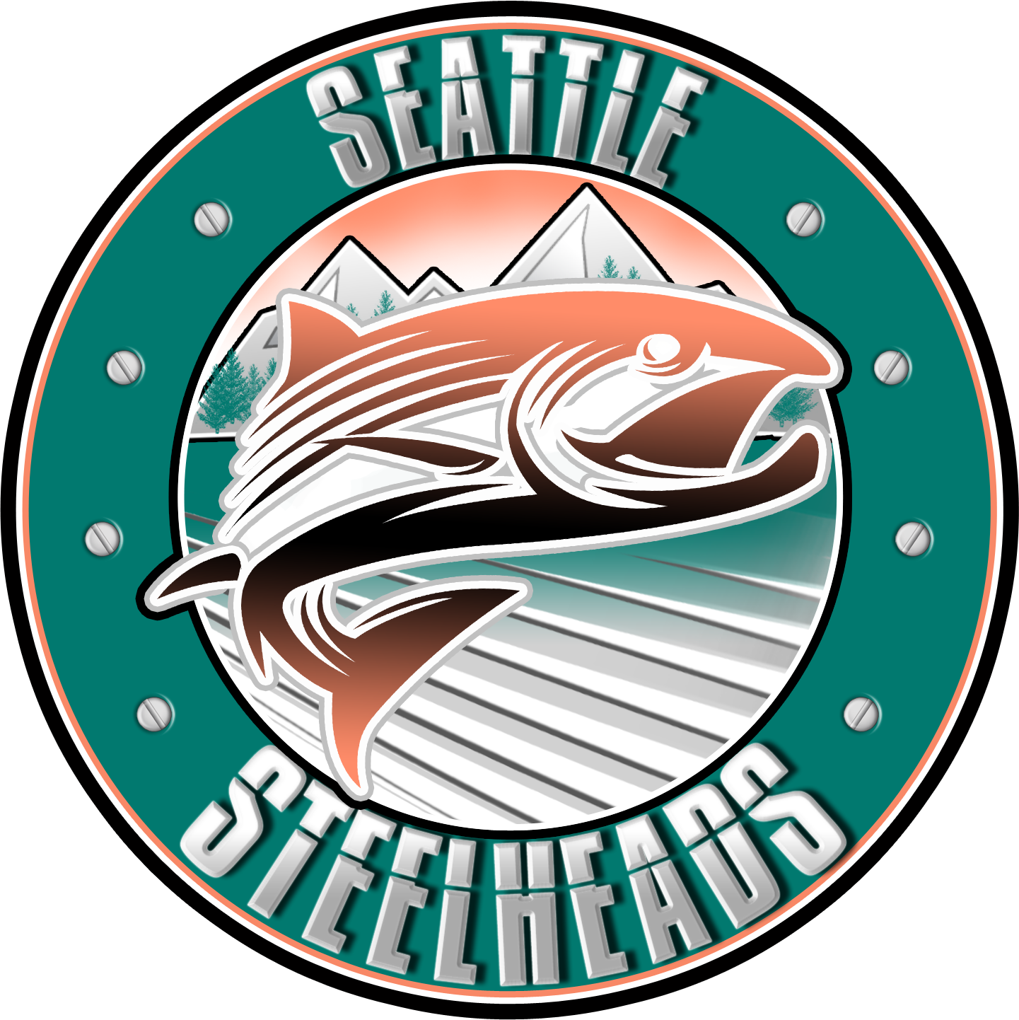 Logo - Seattle Steelheads Logo (1441x1442)
