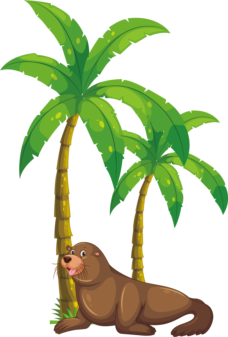 Palm Tree Clipart Kerala Coconut Tree - Coconut (1500x1500)