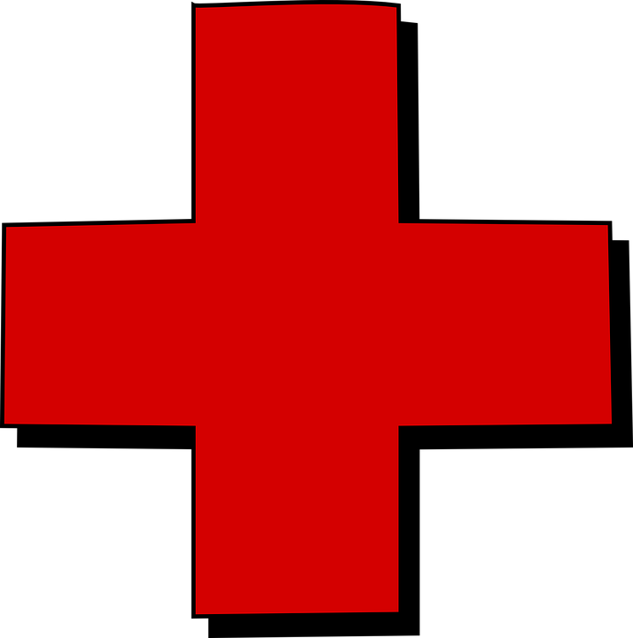 Red Cross Clipart Correct - Signo Mas Color Rojo (714x720)