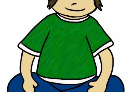 Child Sitting Criss Cross Clipart Sit Picture For Classroom - Criss Cross Applesauce Position (450x300)