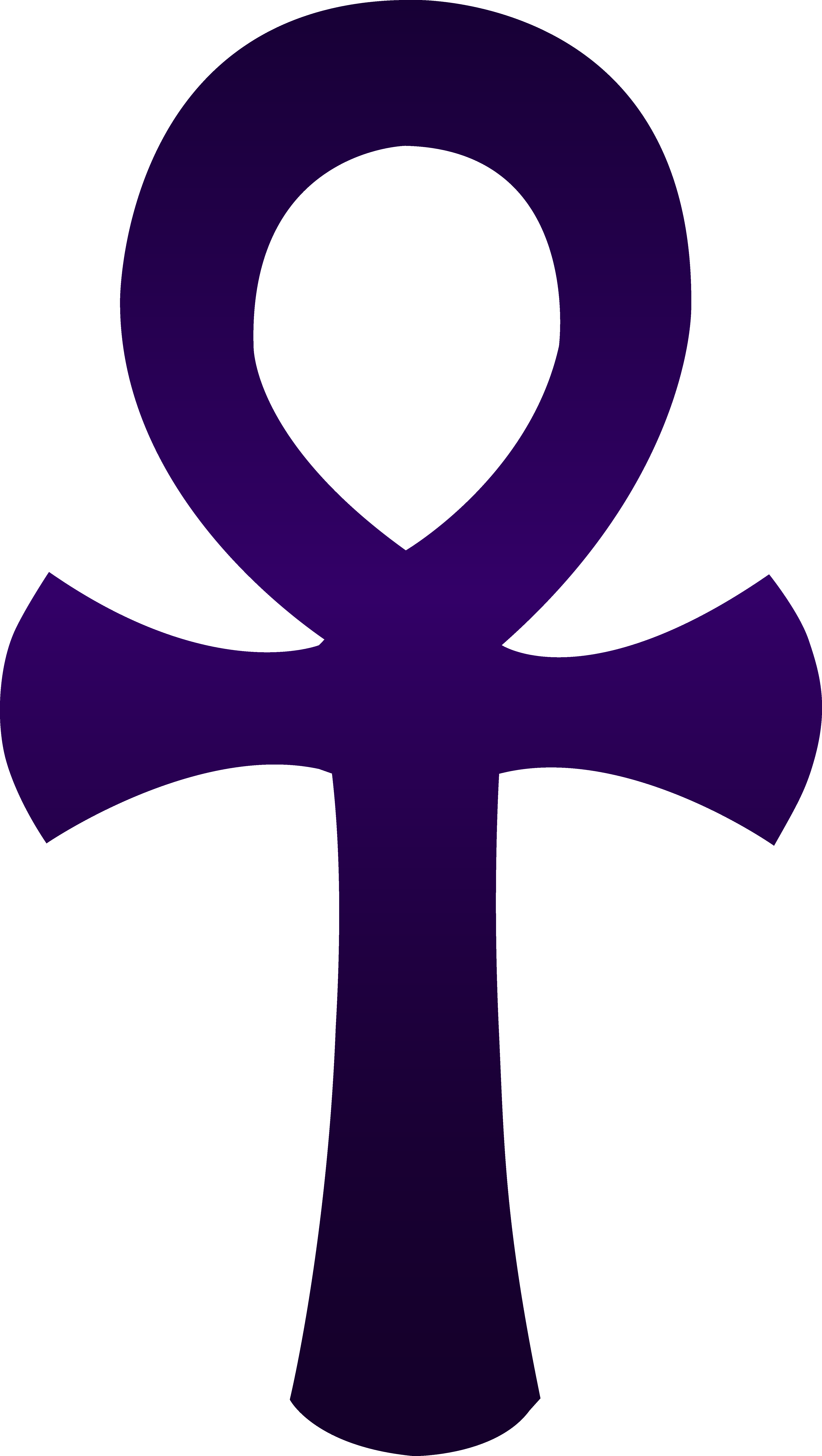 Egyptian Clipart Cross - Egyptian Ankh Clipart (4610x8162)