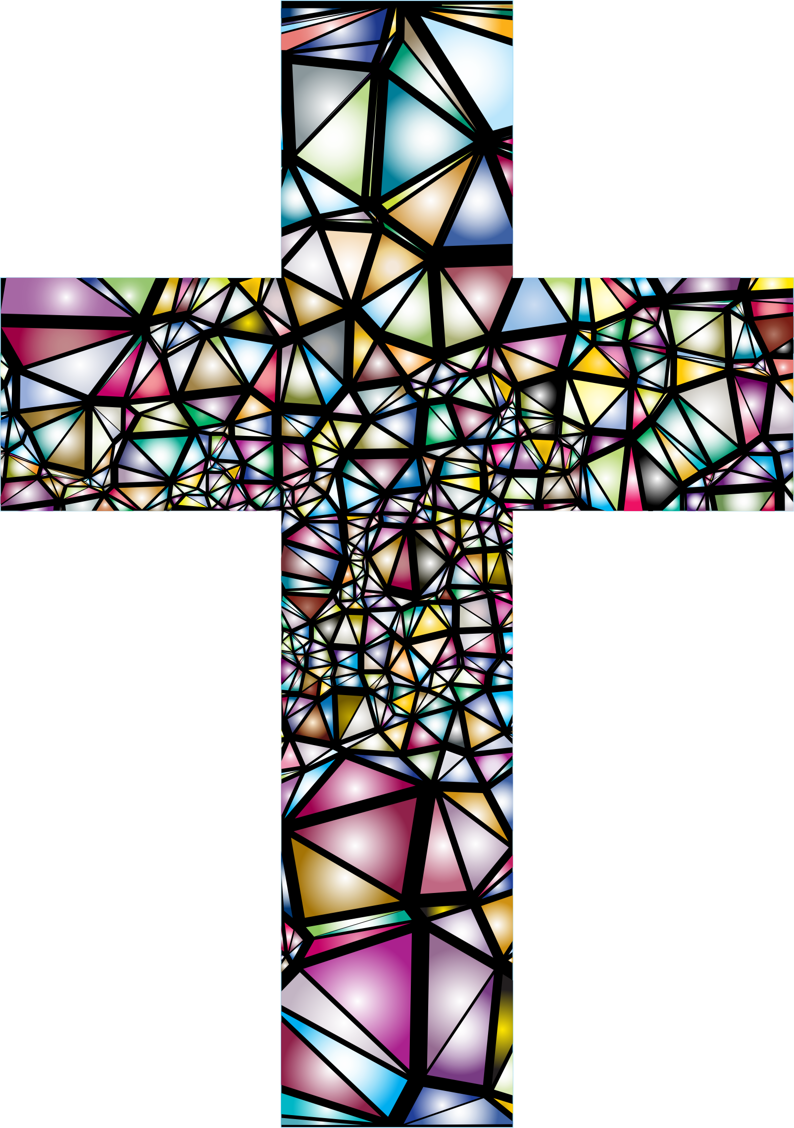 Big Image - Stained Glass Cross Windows (1604x2280)