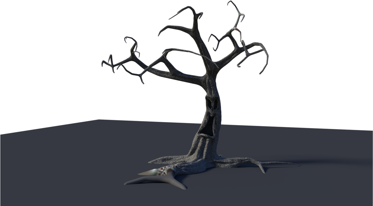 Spooky Tree - Illustration (1200x675)