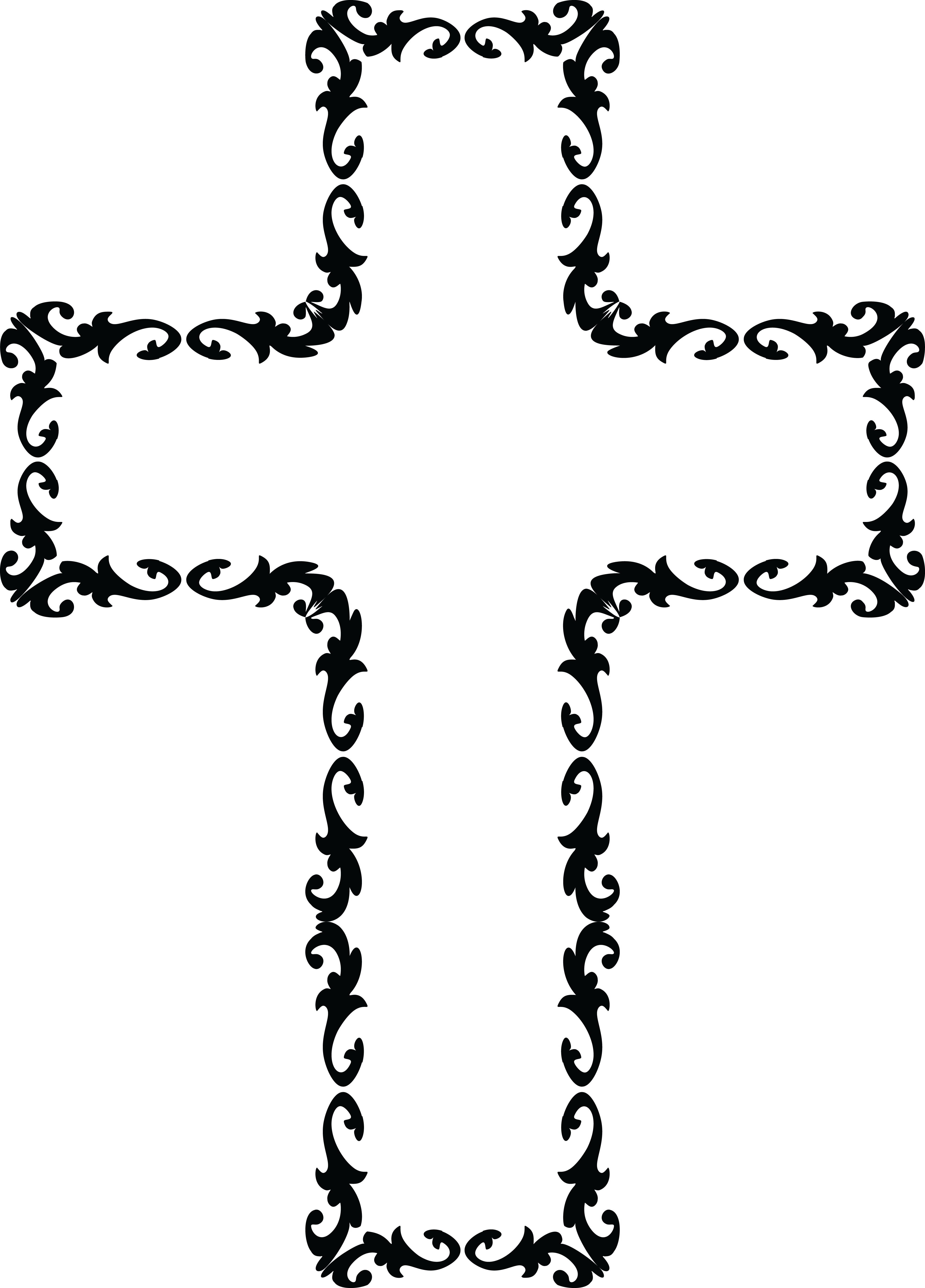 Free Clipart Of A Cross - Cross Svg Free (4000x5572)