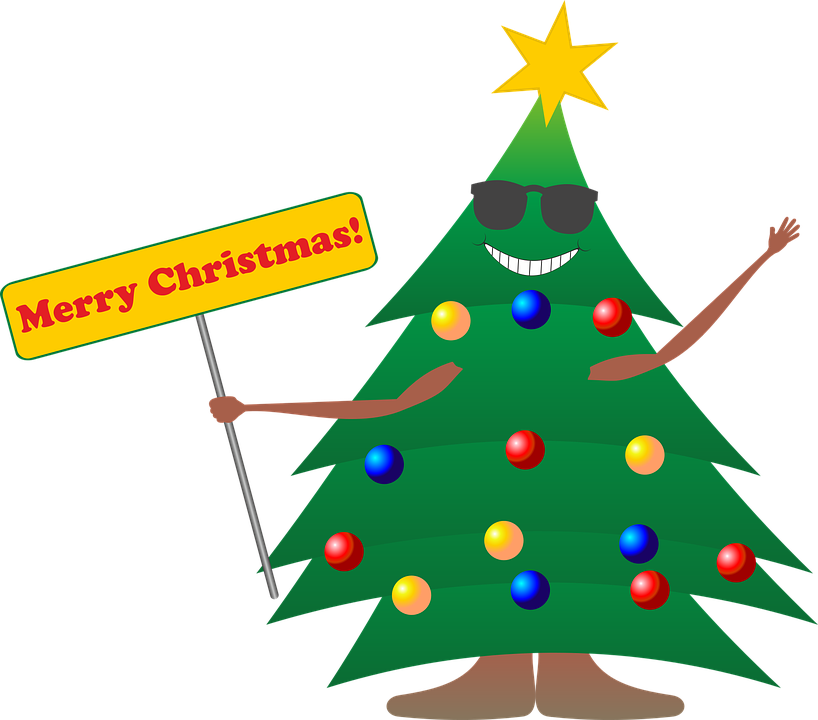 Merry Christmas Art Clip 4, Buy Clip Art - Vanocni Strom Png (1280x1126)