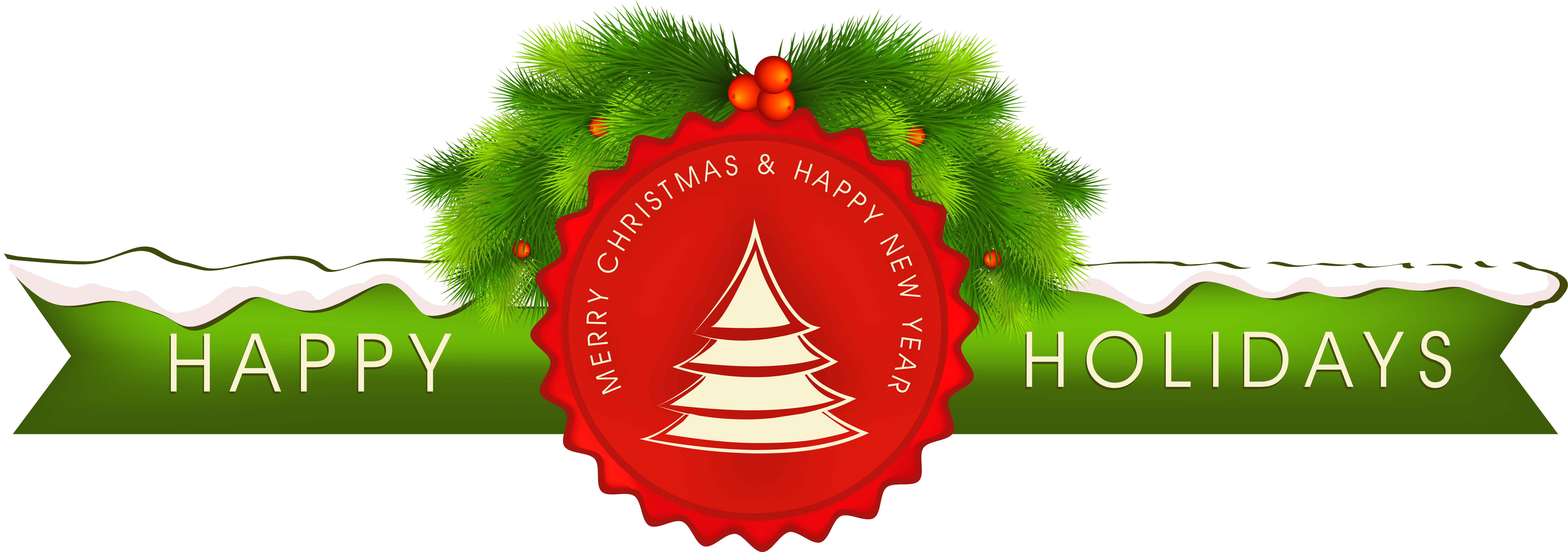 Merry Christmas Clipart Green - Merry Christmas Png Text (6337x2283)
