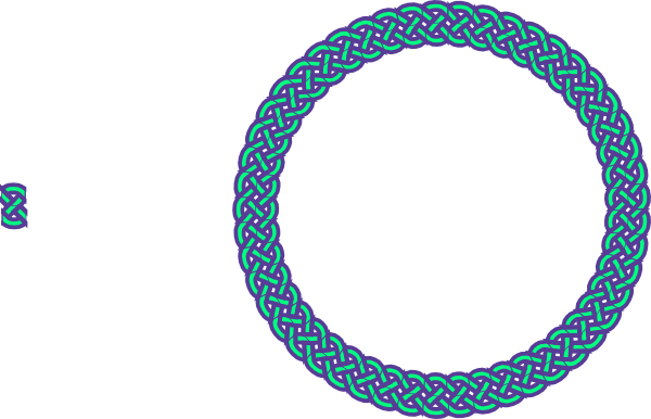 Celtic Clipart Braid - Clip Art (600x386)